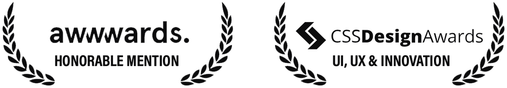 Awards from AWWWARDS en CSSDA
