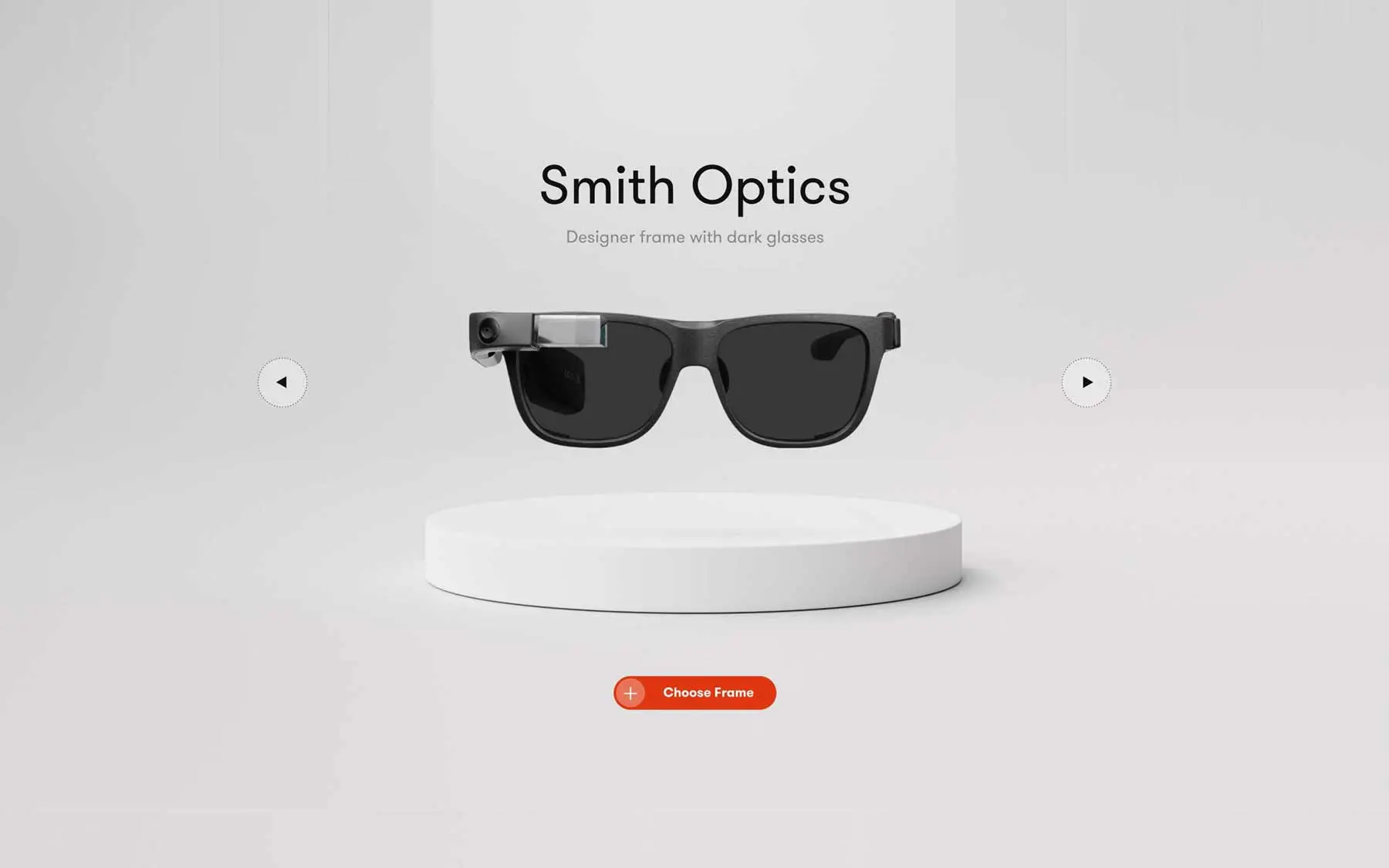 Brillenkiezer interface design om voor Envision